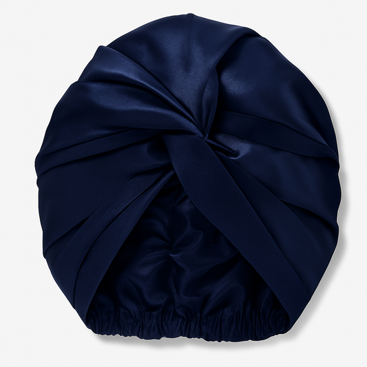 Zijde Bonnet Midnight Blue