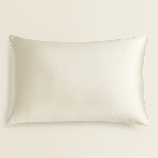 zijde Kussensloop Ivoor