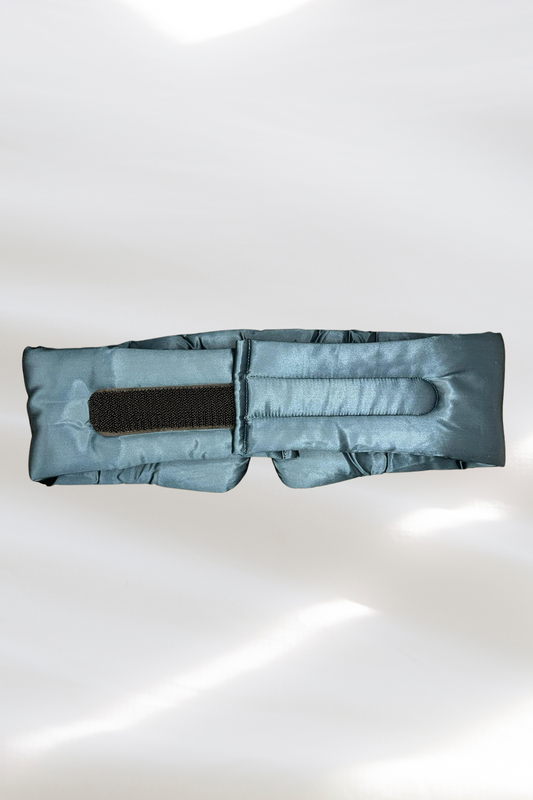 Groot deluxe zijden slaapmasker voor maximale ontspanning en comfort, slapen in het donker