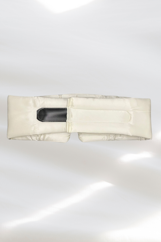 Groot deluxe zijden slaapmasker voor maximale ontspanning en comfort, slapen in het donker