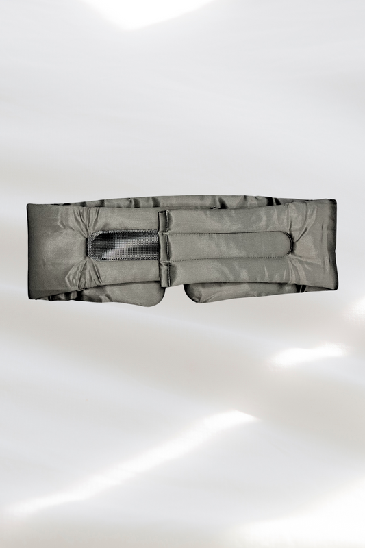 Groot deluxe zijden slaapmasker voor maximale ontspanning en comfort, slapen in het donker