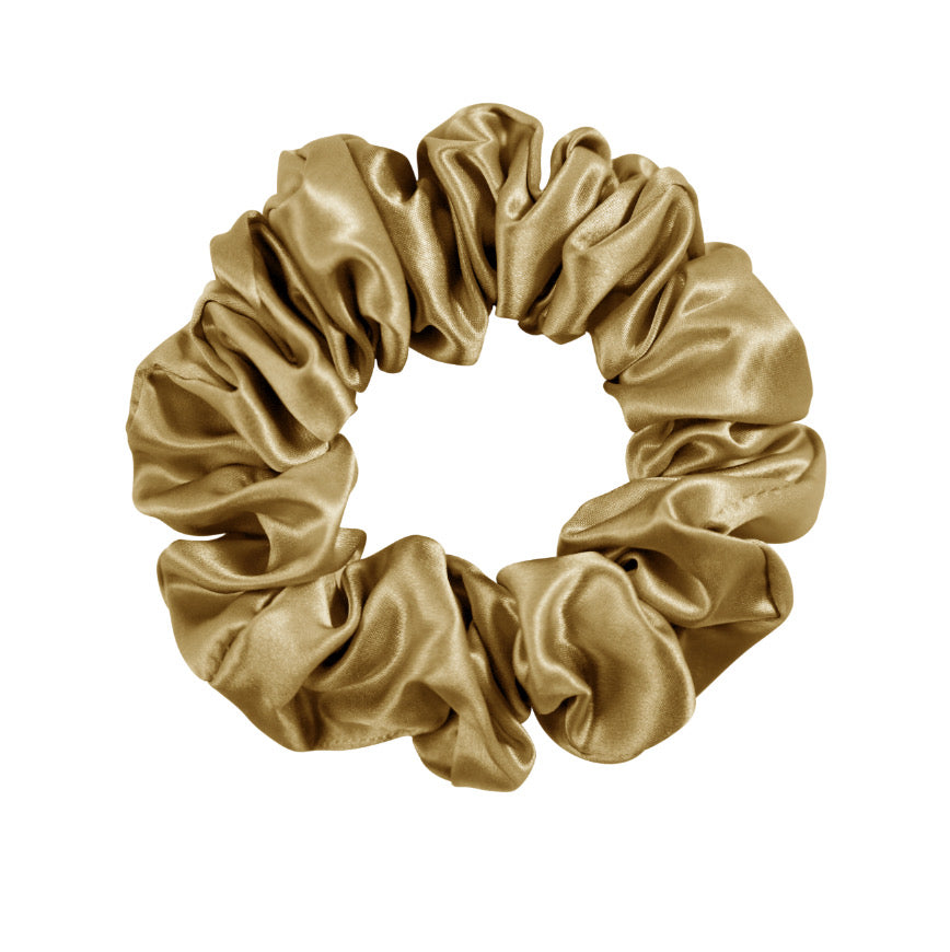 Zijden scrunchie in een luxe geschenkenset voor haarbescherming en stijl