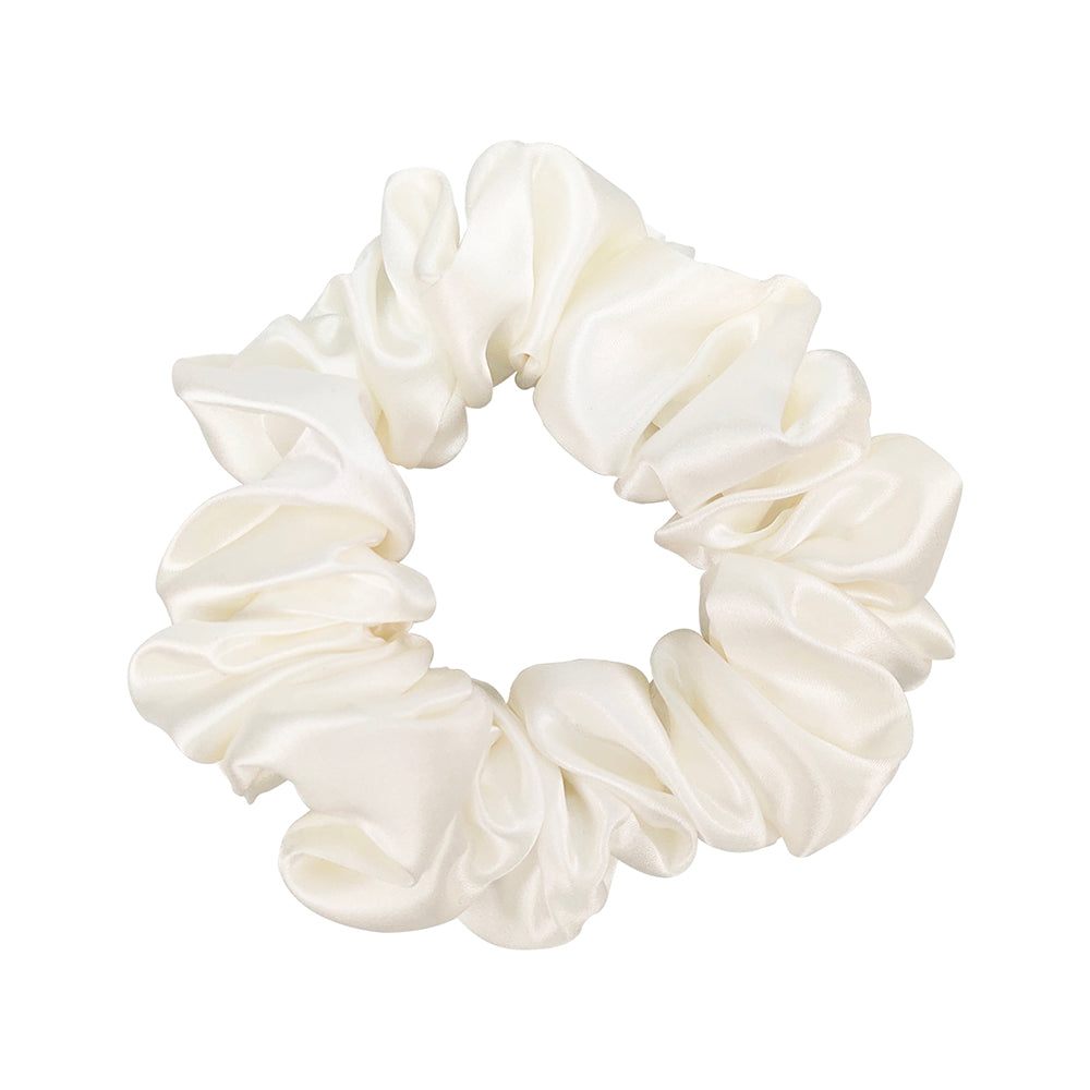 Zijden scrunchie in een luxe geschenkenset voor haarbescherming en stijl