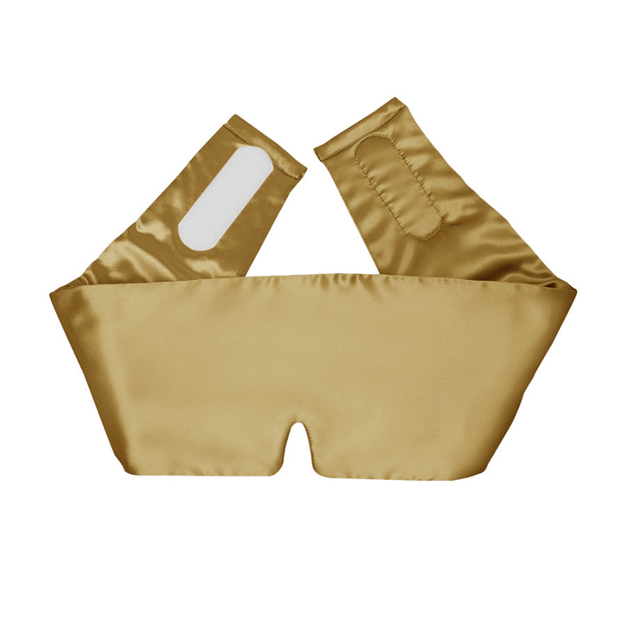 Groot deluxe zijden slaapmasker voor maximale ontspanning en comfort