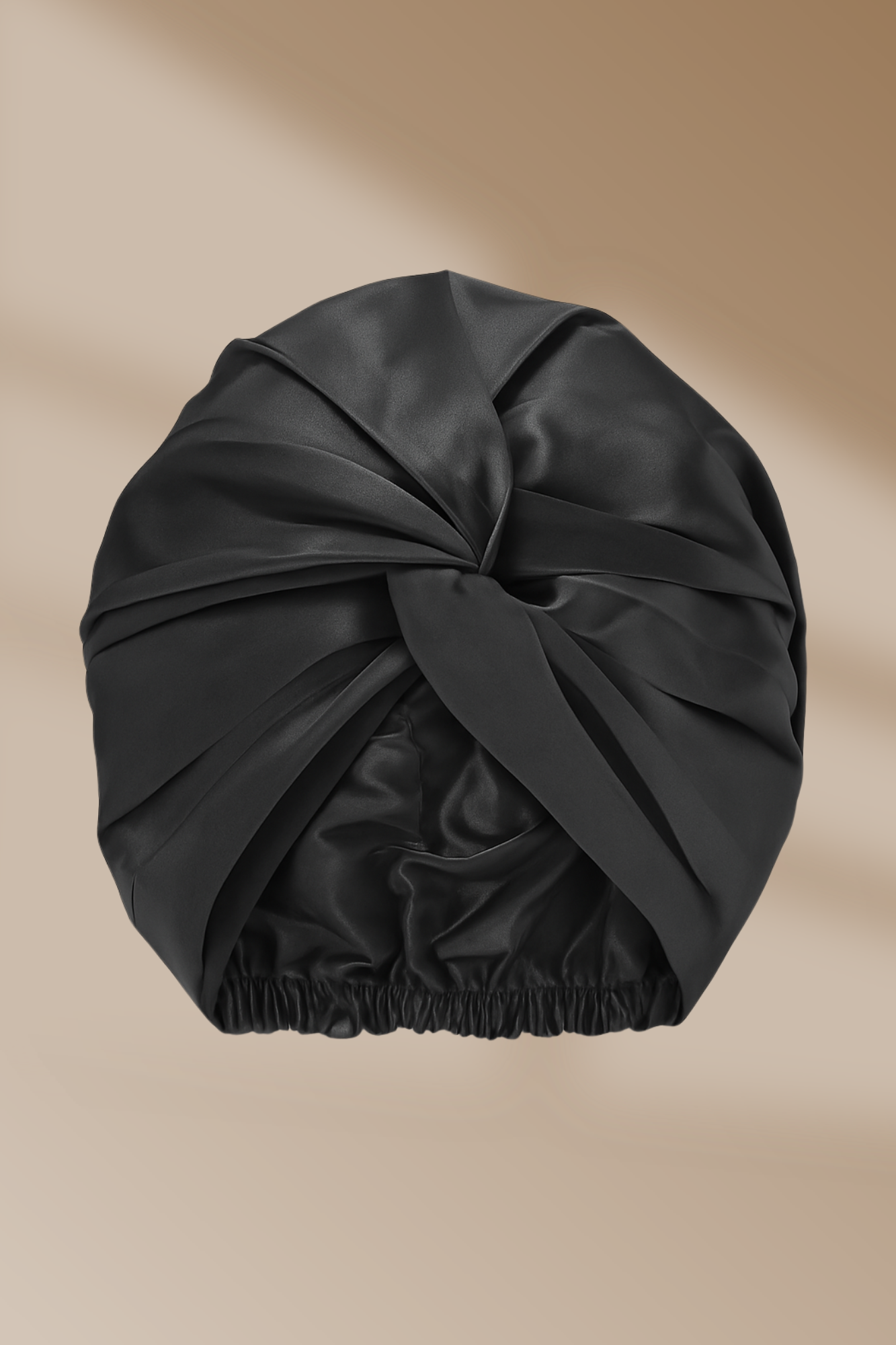 Zijden bonnet in donkergrijs met comfortabele pasvorm – stijlvol en functioneel nachtritueel van Empowherment